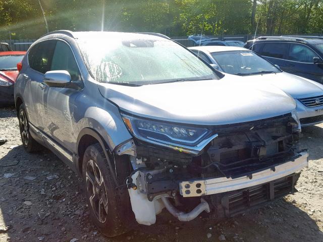 2HKRW2H96HH602064 - 2017 HONDA CR-V TOURI SILVER photo 1