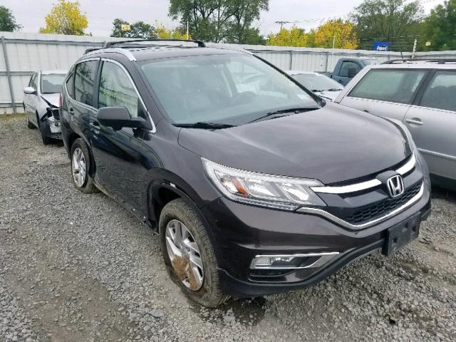 2HKRM4H72FH621630 - 2015 HONDA CR-V EXL BLACK photo 1