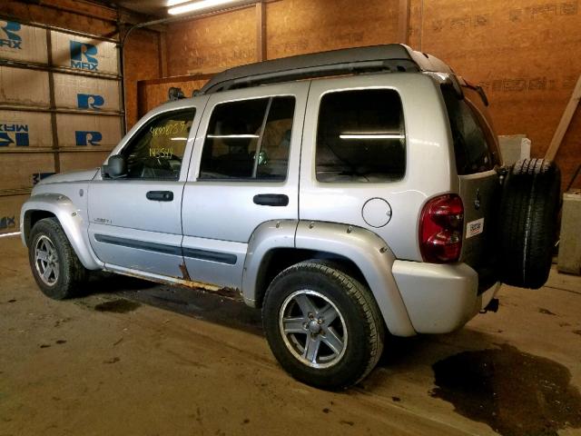 1J4GL38K94W280320 - 2004 JEEP LIBERTY RE SILVER photo 3