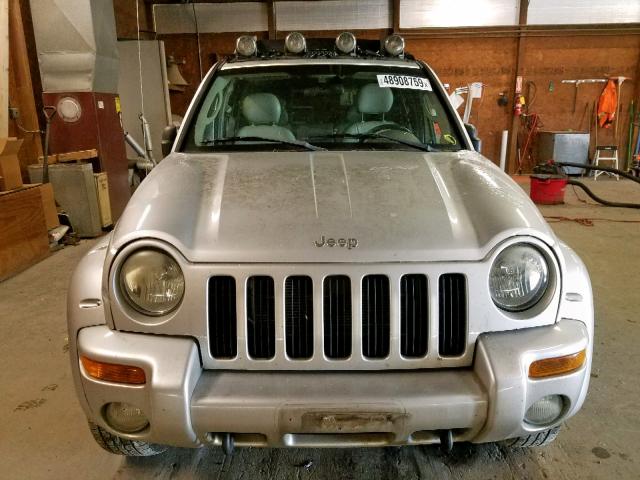 1J4GL38K94W280320 - 2004 JEEP LIBERTY RE SILVER photo 9