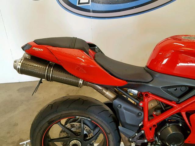 ZDM1XBLW8AB026125 - 2010 DUCATI 1198 BASE RED photo 6