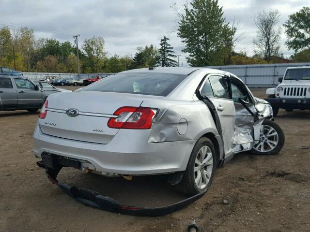 1FAHP2EW8BG123357 - 2011 FORD TAURUS SEL SILVER photo 4