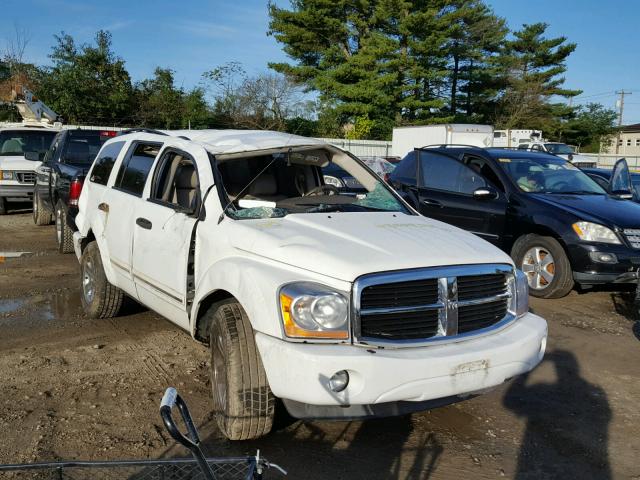 1D8HB58D74F190272 - 2004 DODGE DURANGO LI WHITE photo 1