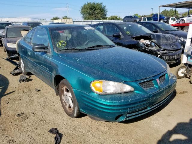 1G2NE12T9XM706962 - 1999 PONTIAC GRAND AM S GREEN photo 1