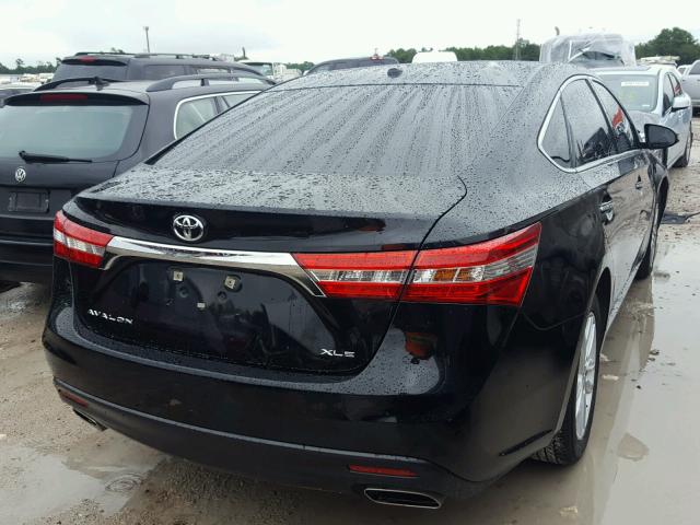 4T1BK1EB6FU191892 - 2015 TOYOTA AVALON XLE BLACK photo 4