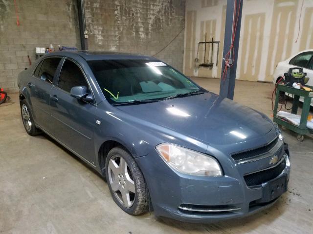 1G1ZH57B68F234388 - 2008 CHEVROLET MALIBU 1LT BLUE photo 1
