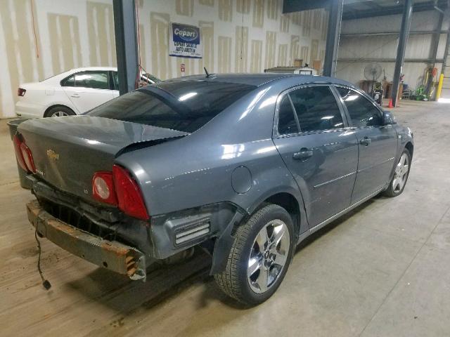 1G1ZH57B68F234388 - 2008 CHEVROLET MALIBU 1LT BLUE photo 4