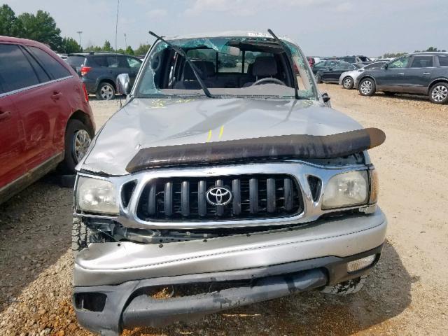 5TEHN72N31Z736938 - 2001 TOYOTA TACOMA DOU GRAY photo 7