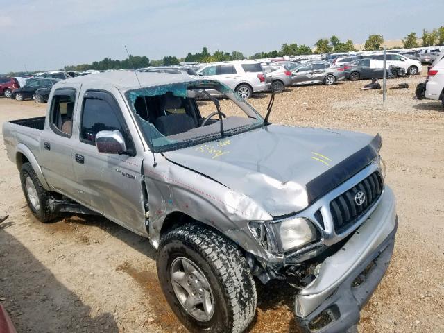 5TEHN72N31Z736938 - 2001 TOYOTA TACOMA DOU GRAY photo 9