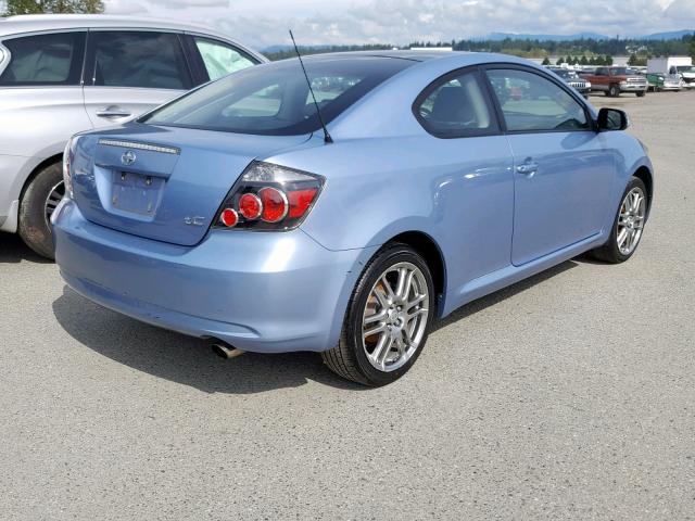JTKDE167980270734 - 2008 TOYOTA SCION TC ლურჯი ფოტო 4