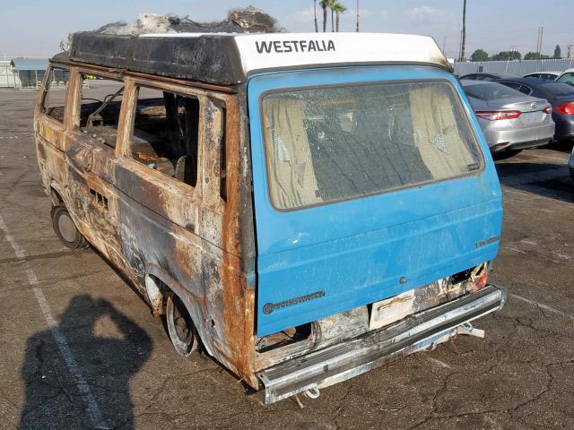 WV2ZA025XCH149309 - 1982 VOLKSWAGEN VANAGON CA BURN photo 3