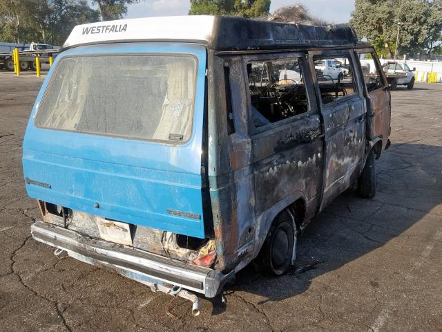 WV2ZA025XCH149309 - 1982 VOLKSWAGEN VANAGON CA BURN photo 4