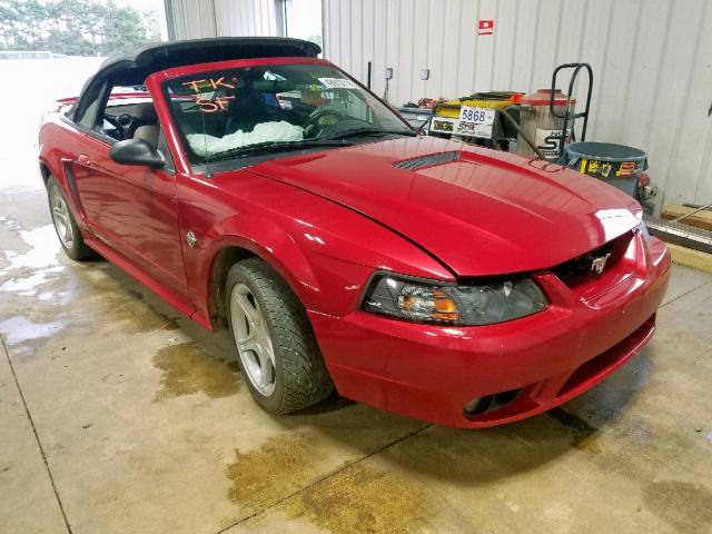 1FAFP45X8XF168517 - 1999 FORD MUSTANG GT RED photo 1