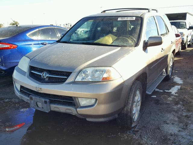 2HNYD186X3H550709 - 2003 ACURA MDX TOURIN GOLD photo 2