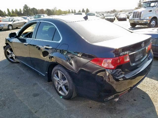 JH4CU2F80CC015478 - 2012 ACURA TSX SE BLACK photo 3