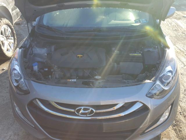 KMHD35LH2FU241028 - 2015 HYUNDAI ELANTRA GT GRAY photo 7