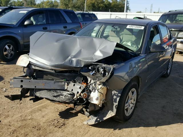 1G1ZS58FX8F143062 - 2008 CHEVROLET MALIBU LS GRAY photo 2