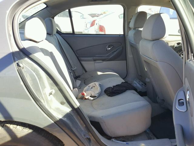 1G1ZS58FX8F143062 - 2008 CHEVROLET MALIBU LS GRAY photo 6