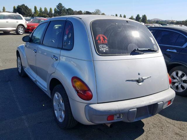 3C4FY48B33T610420 - 2003 CHRYSLER PT CRUISER SILVER photo 3