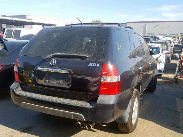 2HNYD18691H538869 - 2001 ACURA MDX TOURIN BLACK photo 4