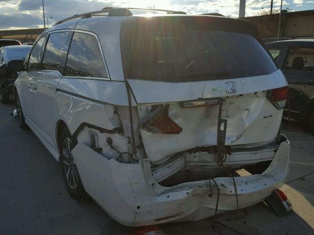 5FNRL5H99EB023428 - 2014 HONDA ODYSSEY TO WHITE photo 3