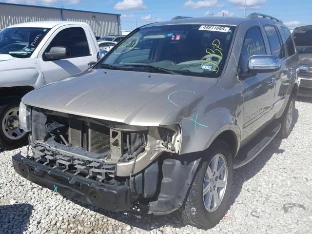 1A8HX58N88F146823 - 2008 CHRYSLER ASPEN LIMI TAN photo 2