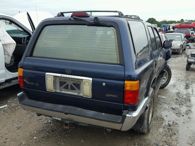 JT3VN29V0R0037780 - 1994 TOYOTA 4RUNNER VN BLUE photo 4