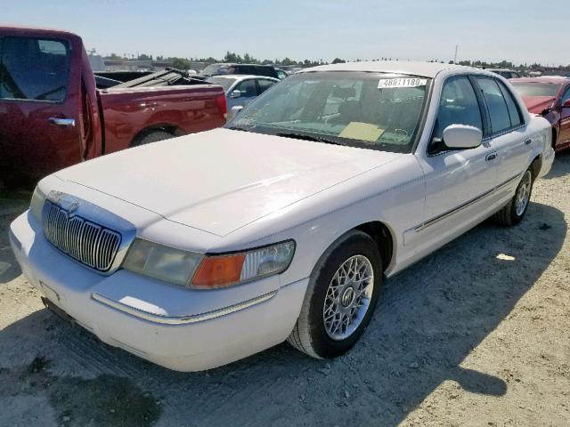 2MEFM74W7XX695657 - 1999 MERCURY GRAND MARQ WHITE photo 2