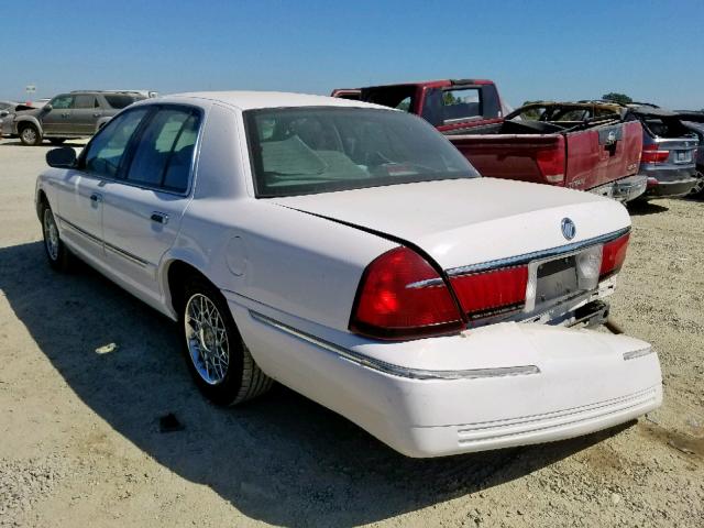 2MEFM74W7XX695657 - 1999 MERCURY GRAND MARQ WHITE photo 3