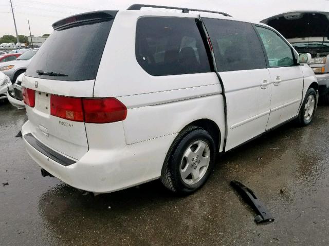 2HKRL18741H561022 - 2001 HONDA ODYSSEY EX WHITE photo 4