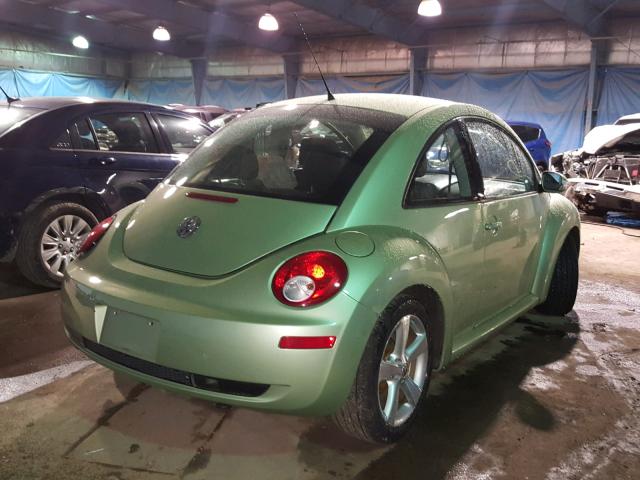 3VWSW31C77M505927 - 2007 VOLKSWAGEN NEW BEETLE GREEN photo 4