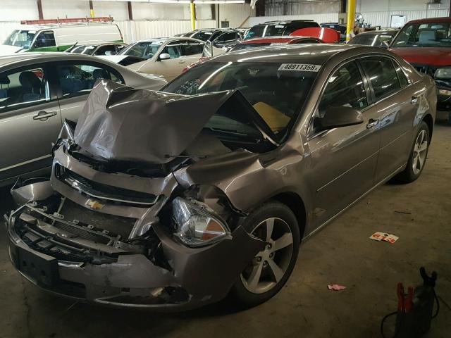 1G1ZC5EU3CF274844 - 2012 CHEVROLET MALIBU 1LT GRAY photo 2