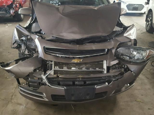 1G1ZC5EU3CF274844 - 2012 CHEVROLET MALIBU 1LT GRAY photo 9
