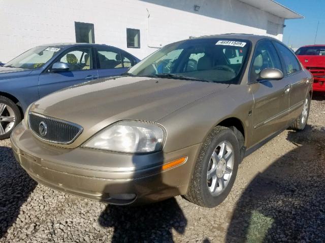 1MEFM55S3YA635658 - 2000 MERCURY SABLE GOLD photo 2