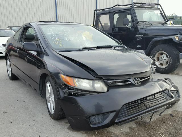 2HGFG12988H525324 - 2008 HONDA CIVIC EXL BLACK photo 1