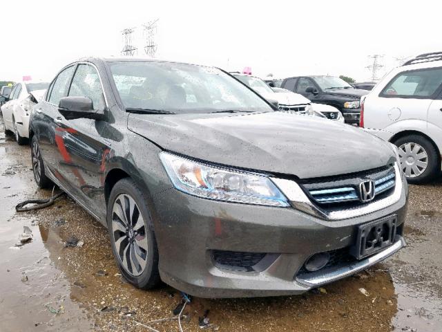 1HGCR6F77EA004267 - 2014 HONDA ACCORD TOU GRAY photo 1