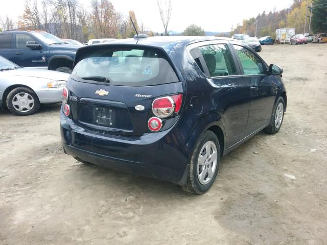 1G1JA6SG6G4155856 - 2016 CHEVROLET SONIC LS BLUE photo 4