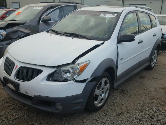 5Y2SL658X6Z442628 - 2006 PONTIAC VIBE WHITE photo 2