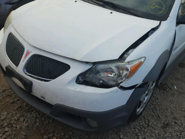 5Y2SL658X6Z442628 - 2006 PONTIAC VIBE WHITE photo 9