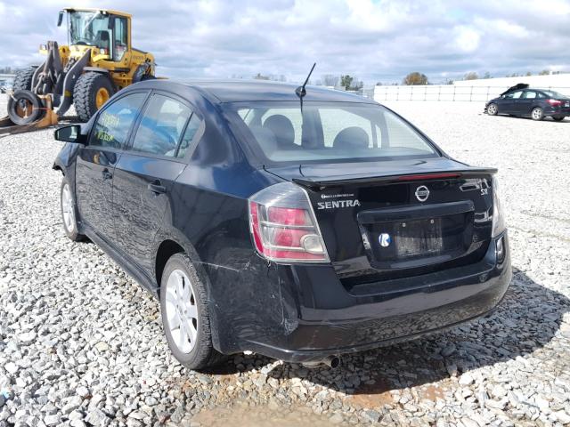 3N1AB6AP2AL673652 - 2010 NISSAN SENTRA 2.0 BLACK photo 3