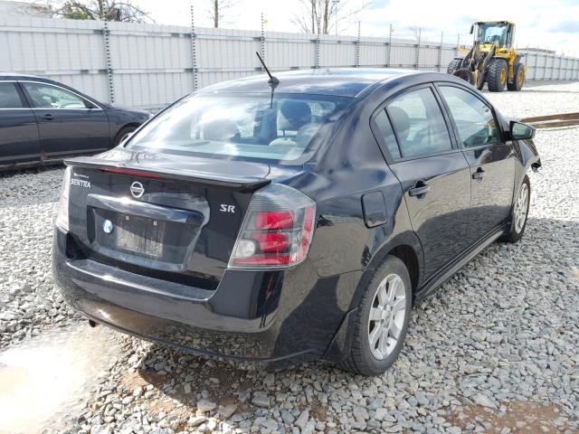 3N1AB6AP2AL673652 - 2010 NISSAN SENTRA 2.0 BLACK photo 4