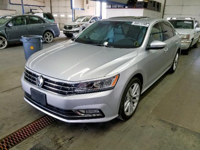 1VWGT7A35HC080359 - 2017 VOLKSWAGEN PASSAT SE SILVER photo 2