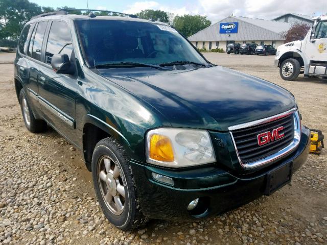 1GKDT13S742343463 - 2004 GMC ENVOY GREEN photo 1