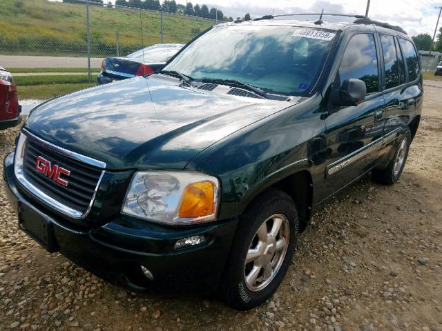 1GKDT13S742343463 - 2004 GMC ENVOY GREEN photo 2