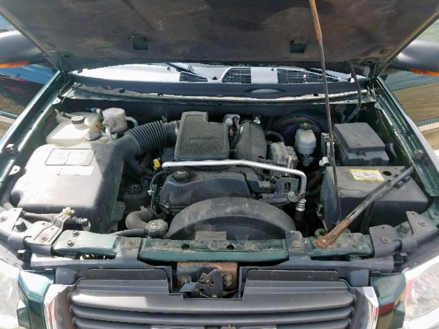 1GKDT13S742343463 - 2004 GMC ENVOY GREEN photo 7