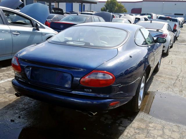 SAJJA41C7YNA04664 - 2000 JAGUAR XK8 BLUE photo 4