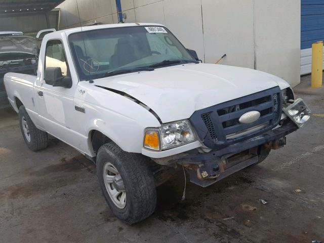 1FTYR10D87PA57873 - 2007 FORD RANGER WHITE photo 1