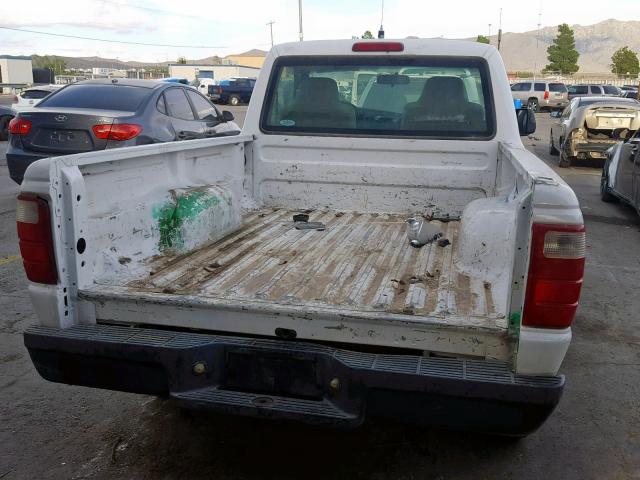 1FTYR10D87PA57873 - 2007 FORD RANGER WHITE photo 6