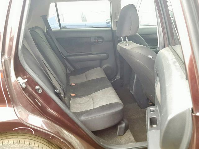 JTLZE4FE4FJ078615 - 2015 TOYOTA SCION XB MAROON photo 6