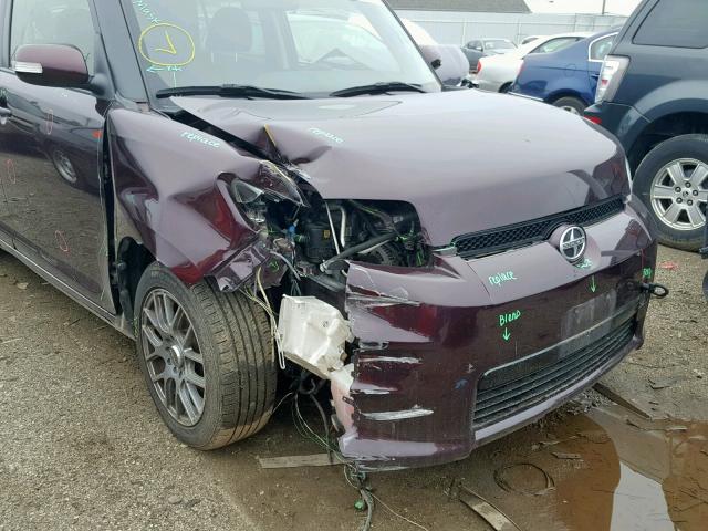 JTLZE4FE4FJ078615 - 2015 TOYOTA SCION XB MAROON photo 9